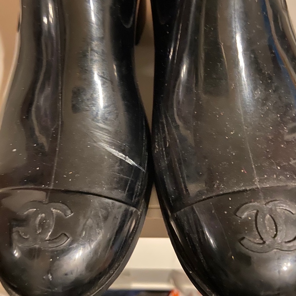 COPY - Authentic Chanel rain boots